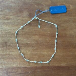 NWT Freshwater Pearl Station Necklace
Argento Vivo Sterling Silver w 14k plt